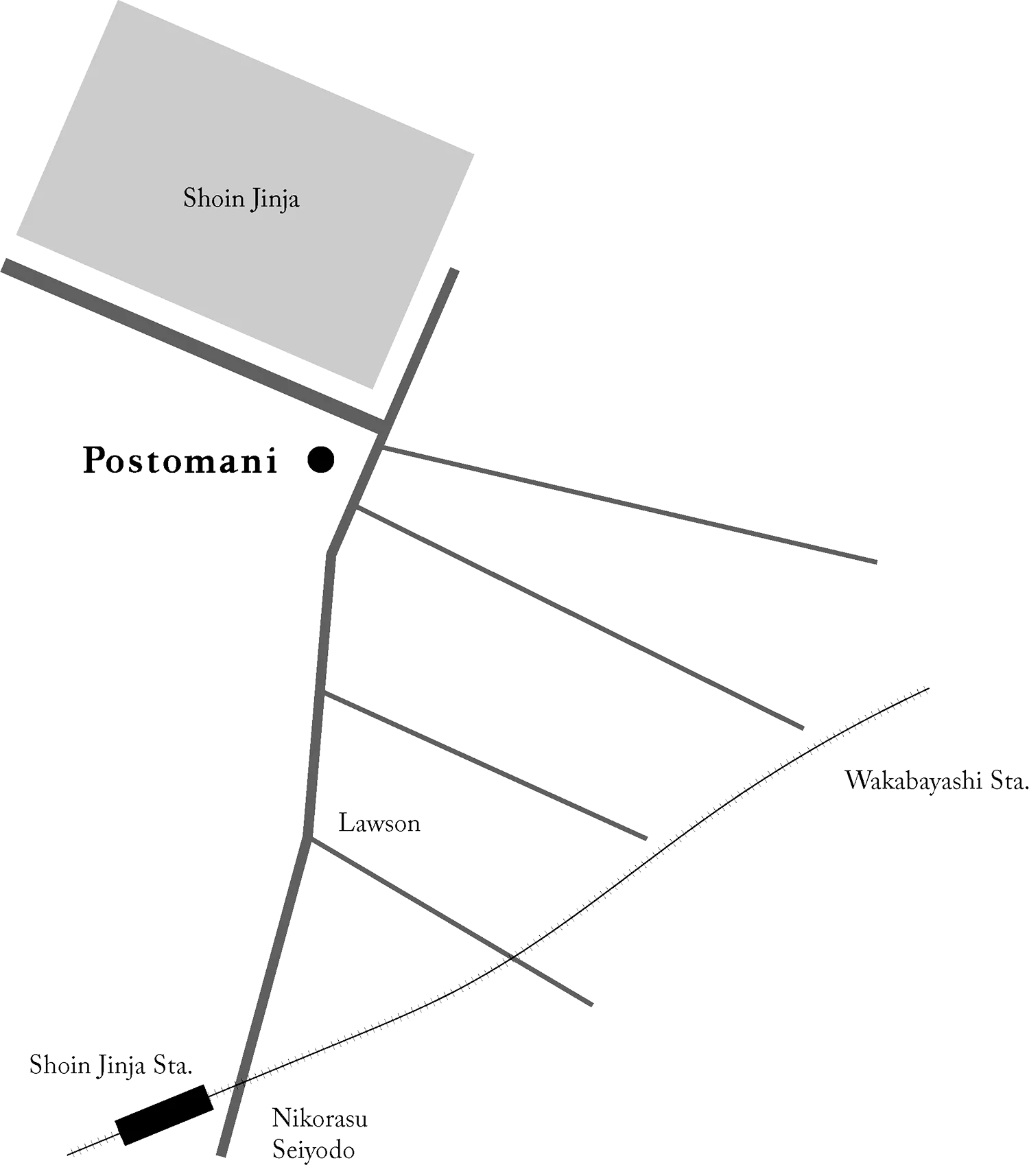 Map Postomani